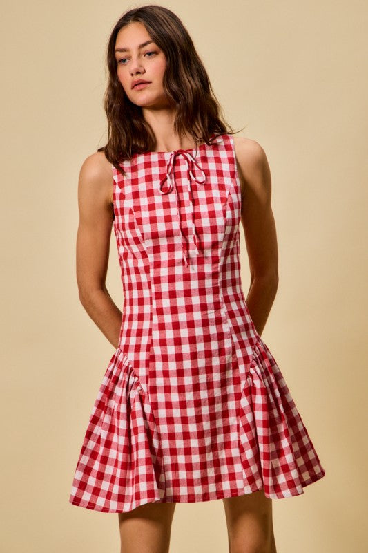 Gingham Mini Dress