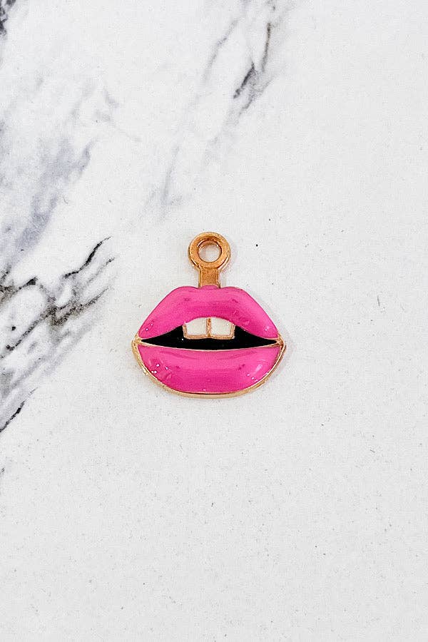 Pink Lips Charm