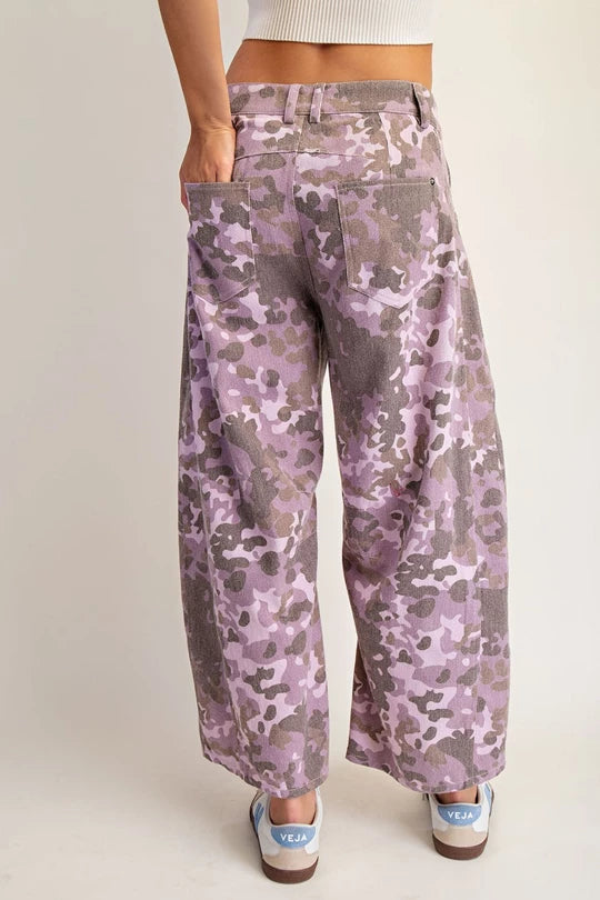 Camo Barrel Pants