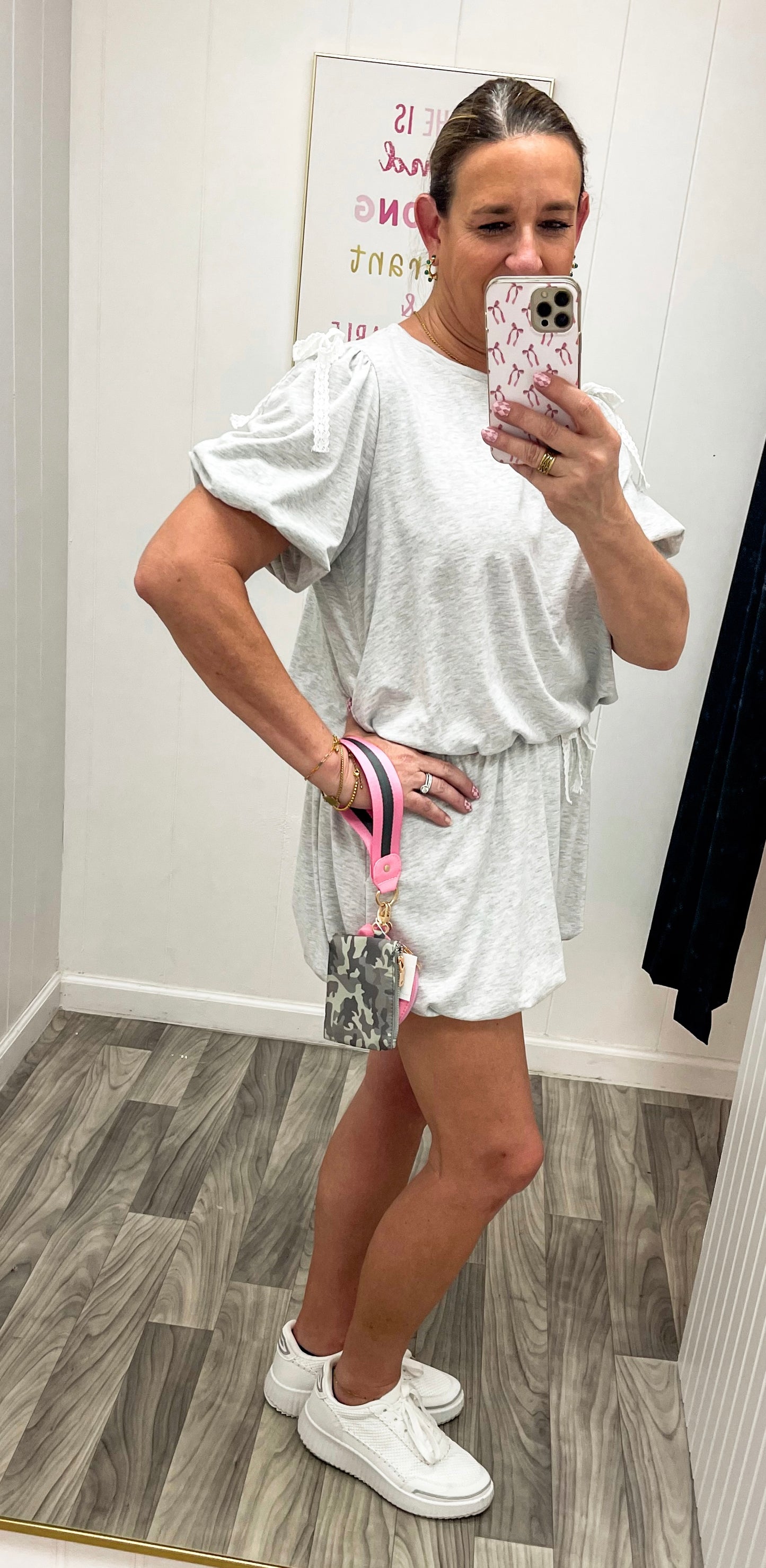 Bubble Hem Short Set