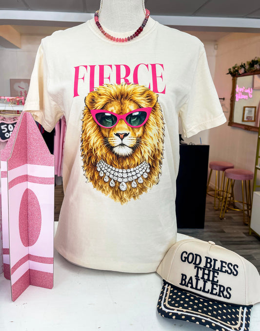 Fierce Boujee Lion Graphic Tee
