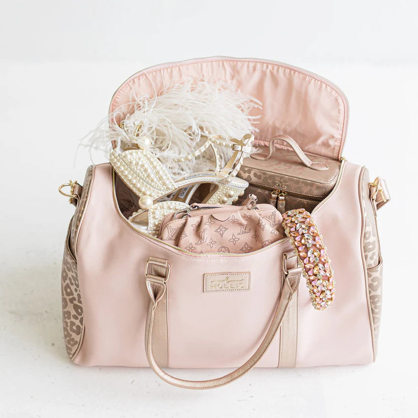Hollis Weekender Duffle Bag Lux Blush