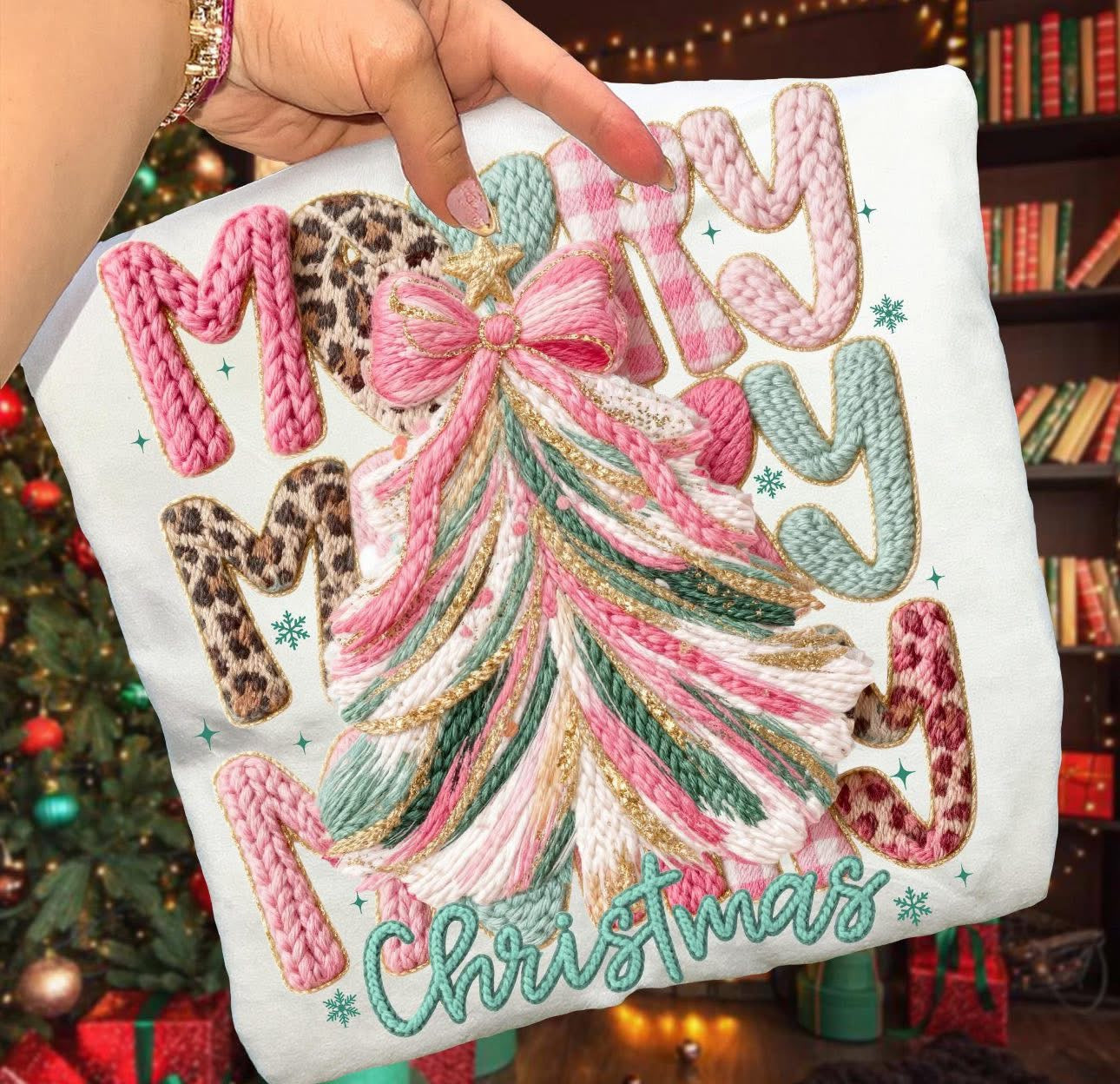 Merry Cute Christmas Tee