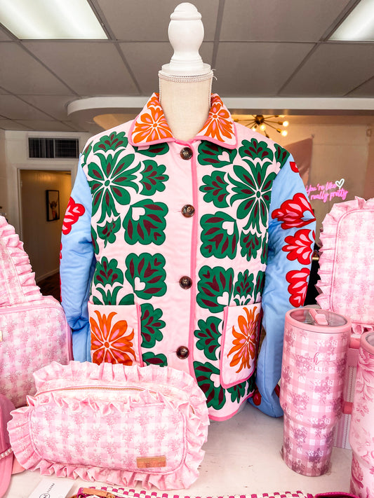 Printed Quilted Jacket