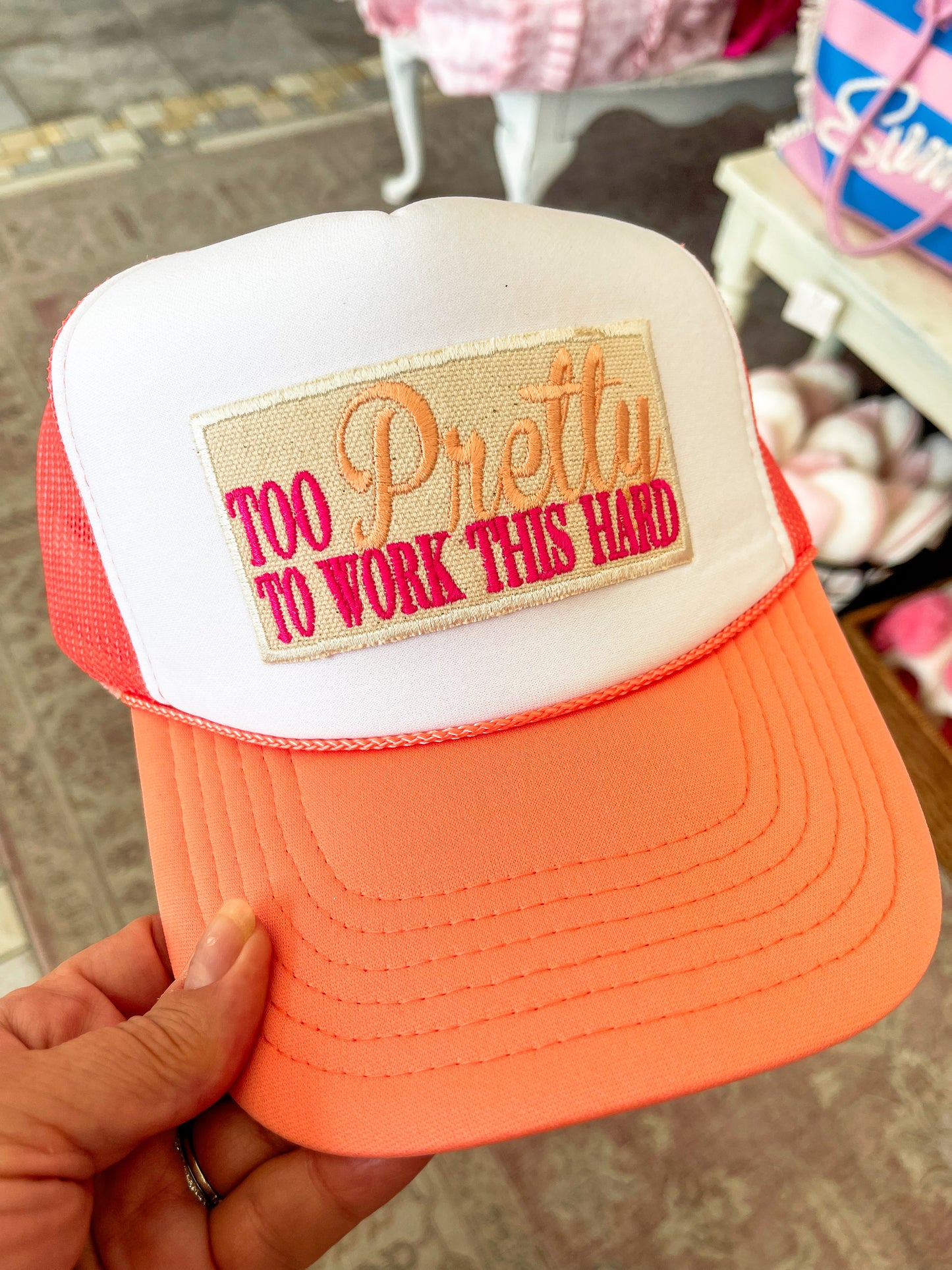 To Pretty Trucker Hat