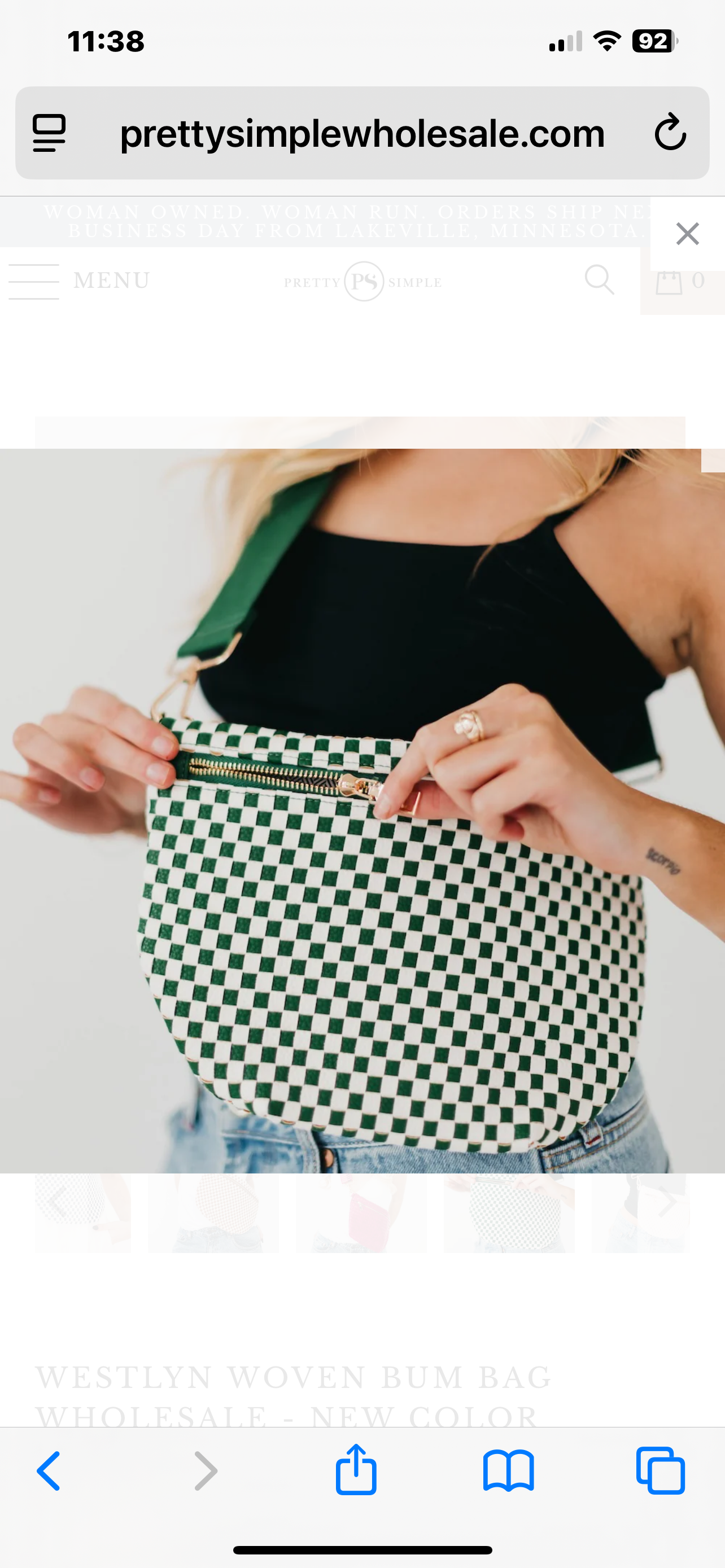 Westlyn Woven Bum Bag