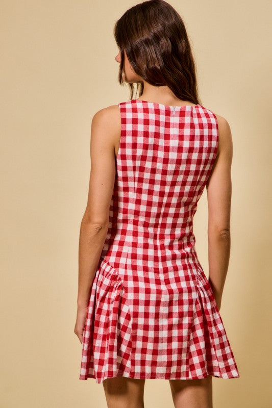 Gingham Mini Dress