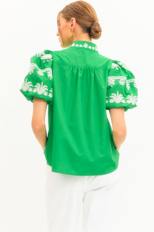 Clover Green Top