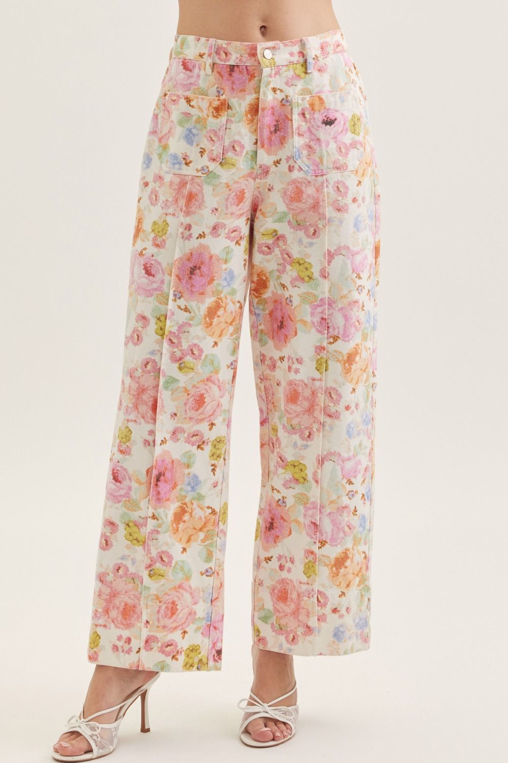 Botanical Wide Leg Pants