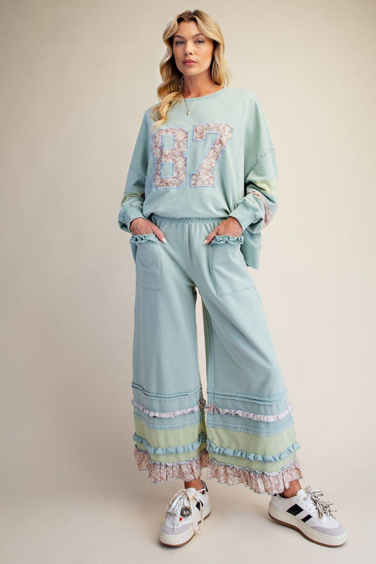 87 Graphic Washed Terry Set
