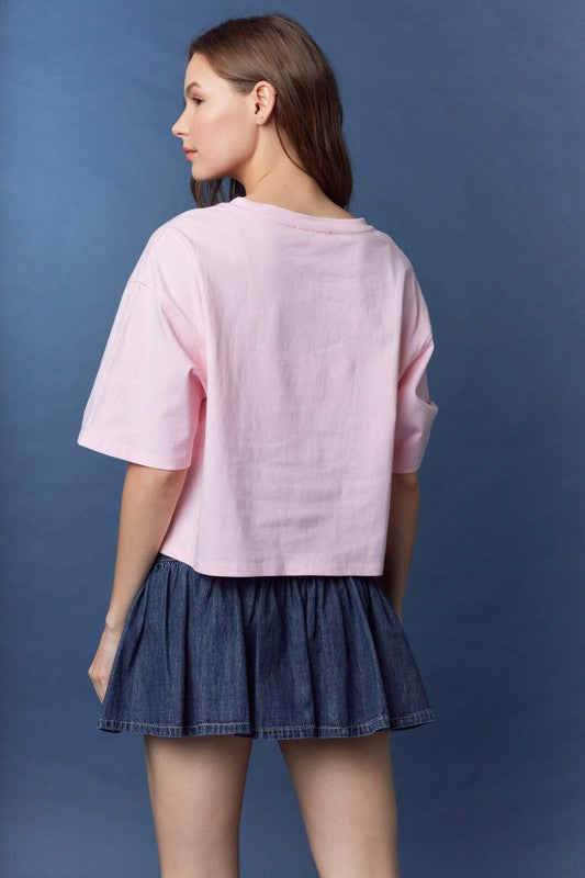 Bow Football Top