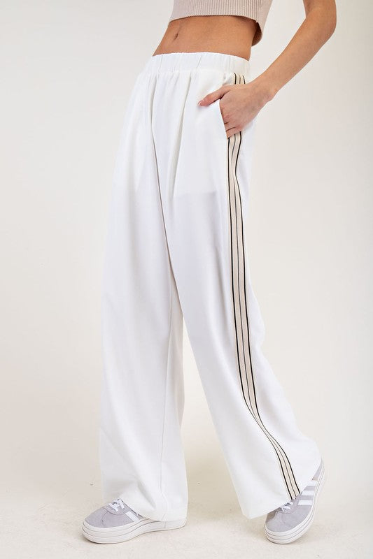 Side Track Straight Leg Pants