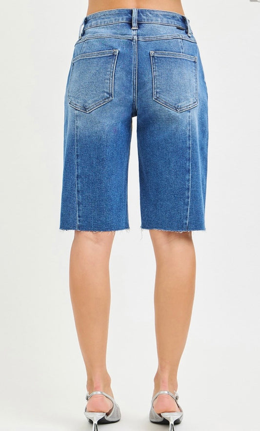 Risen Slouchy Seamed Jorts