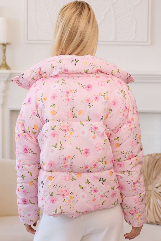 Floral Puffer Jacket