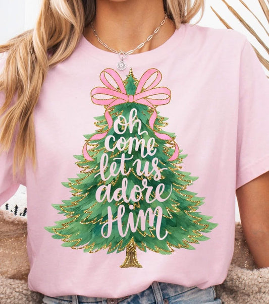 Come Let Us Adore Him Tee