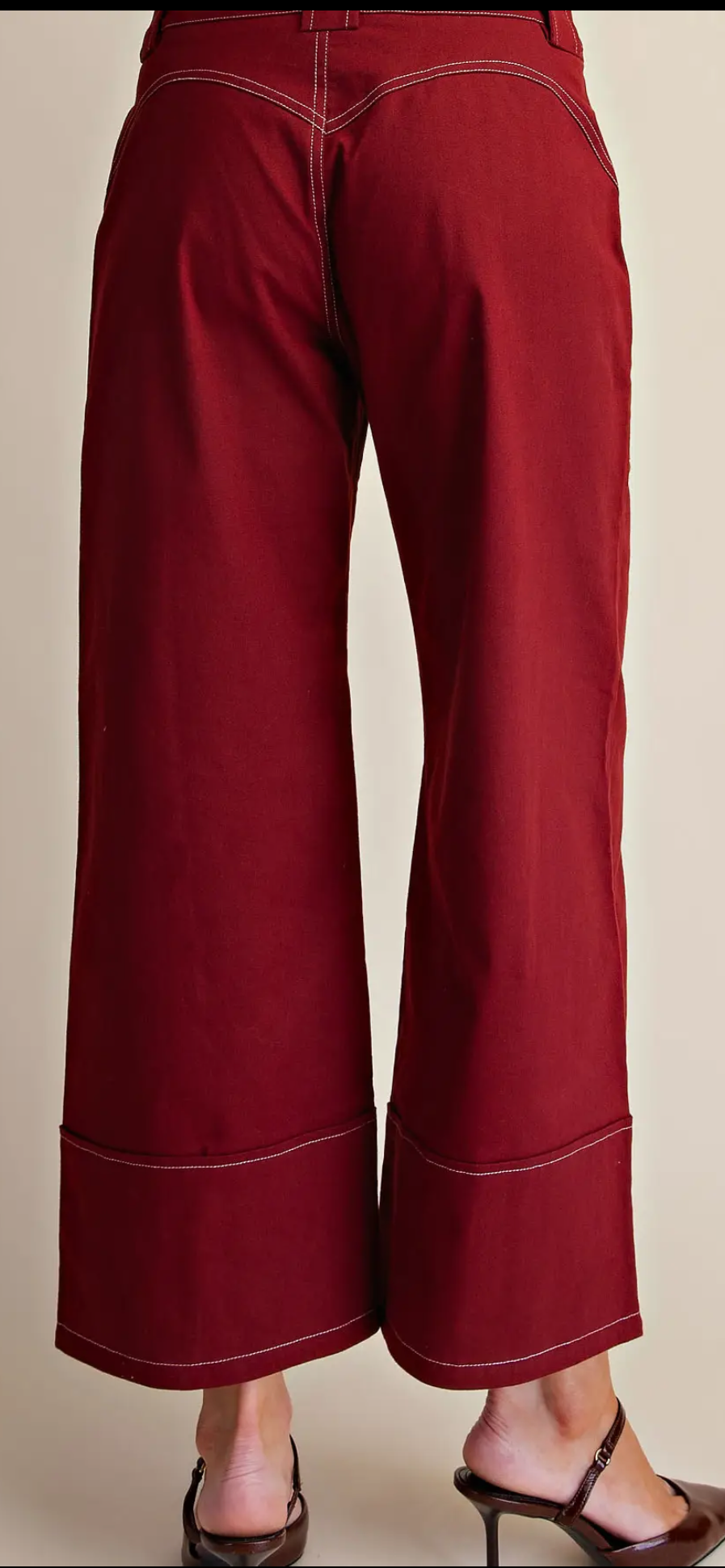 High Rise Wide Leg Pants