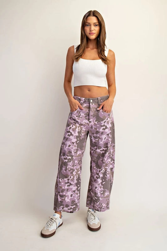 Camo Barrel Pants