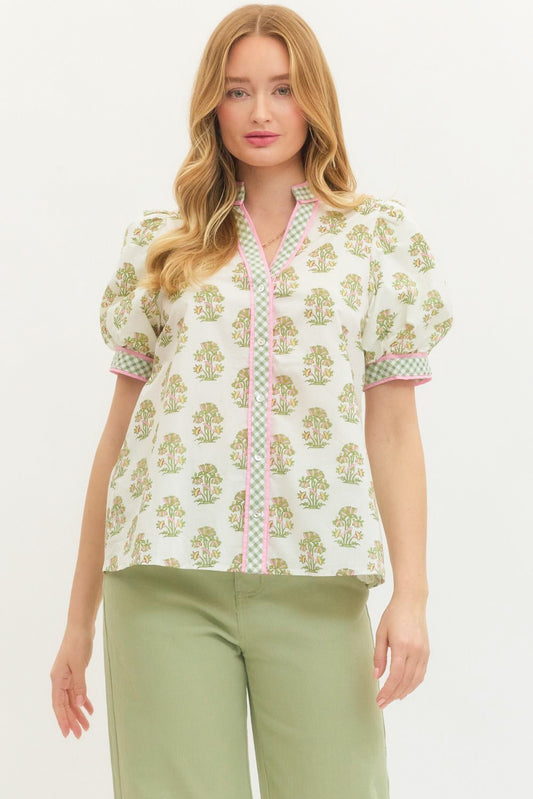 Laurel Floral Top
