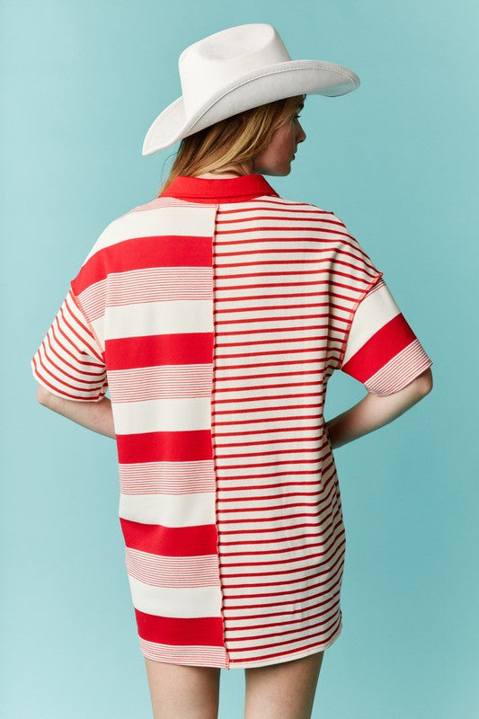 Stripe T-shirt Dress
