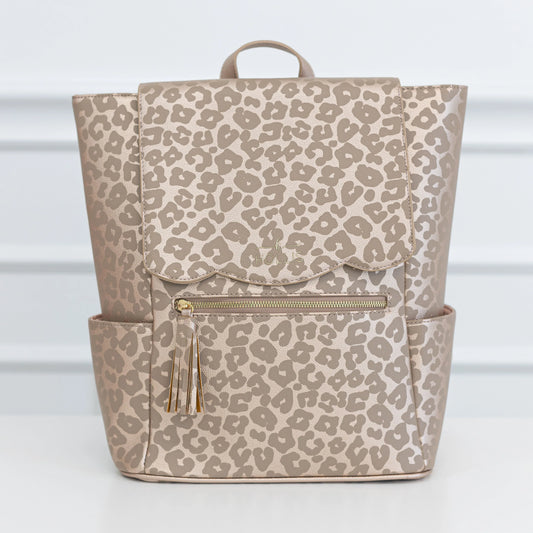 Hollis Frilly Full Size Backpack Leopard
