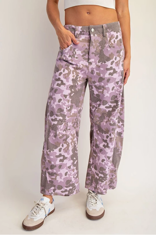 Camo Barrel Pants