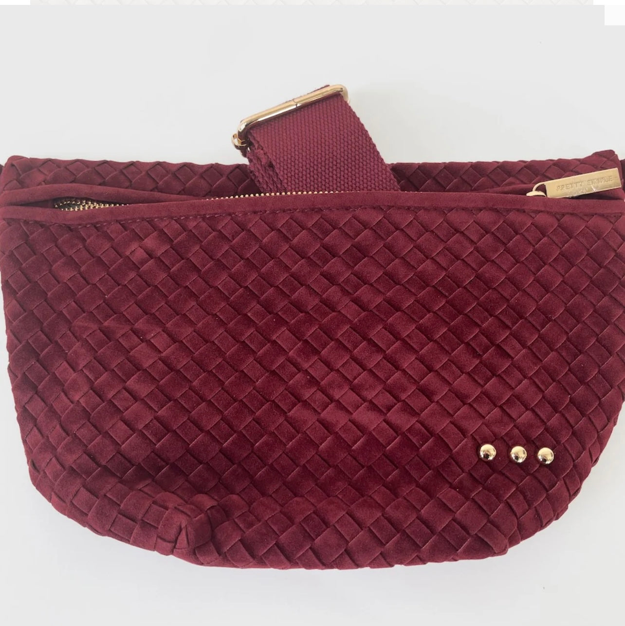 Suede Westlyn Woven Bum Bag