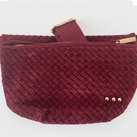 Suede Westlyn Woven Bum Bag
