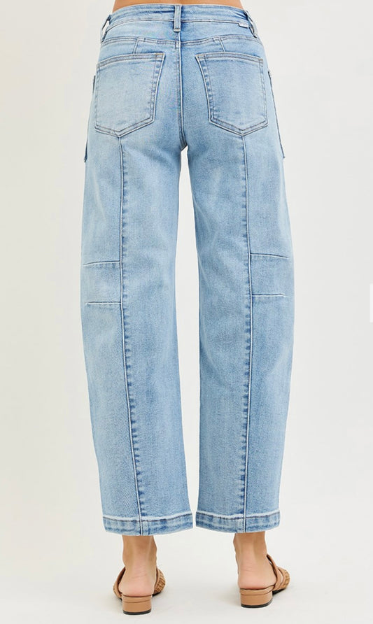 Risen Slouchy Ankle Boyfriend Jeans