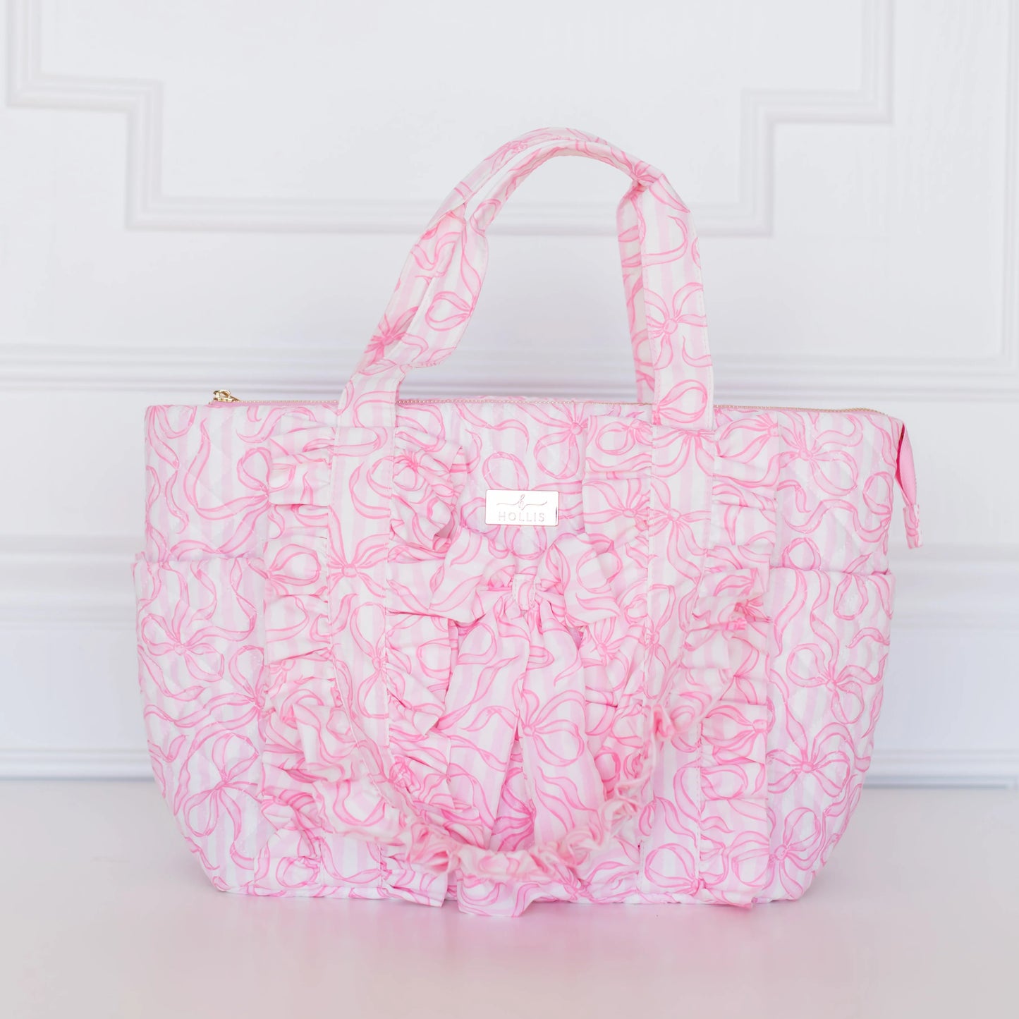 Hollis Quilted Coquette Diaper Bag