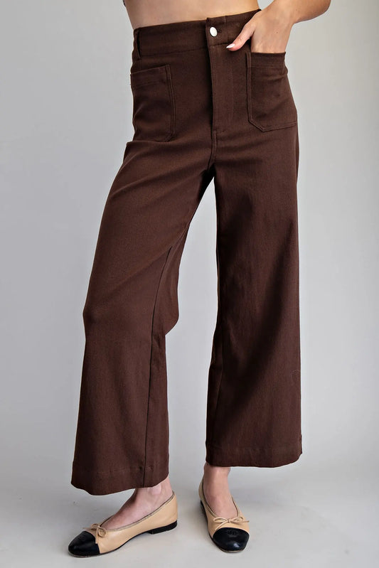 Soft Washed Wide Leg Pants