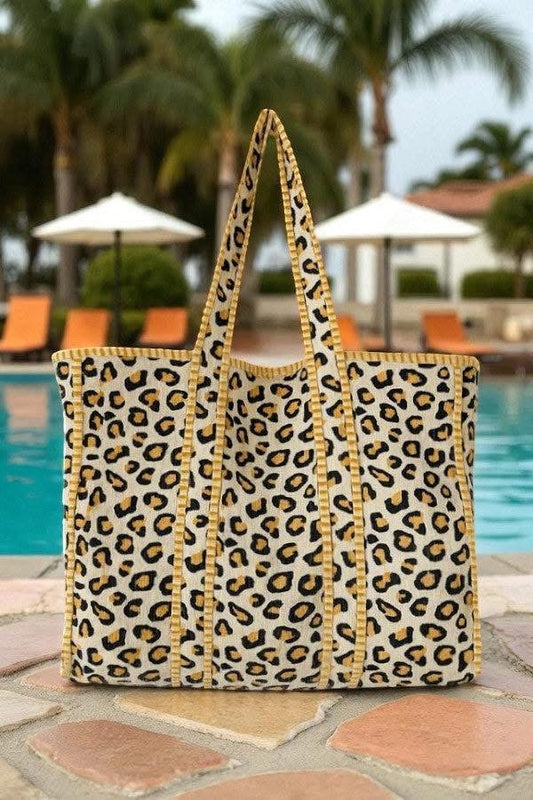 Wild Thing Quilted Tote Bag