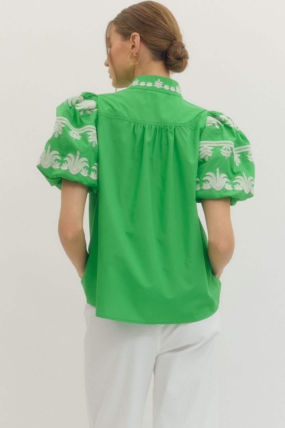 Clover Green Top