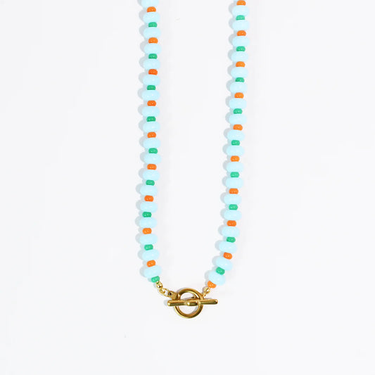 Candy Beads Necklace Turquoise