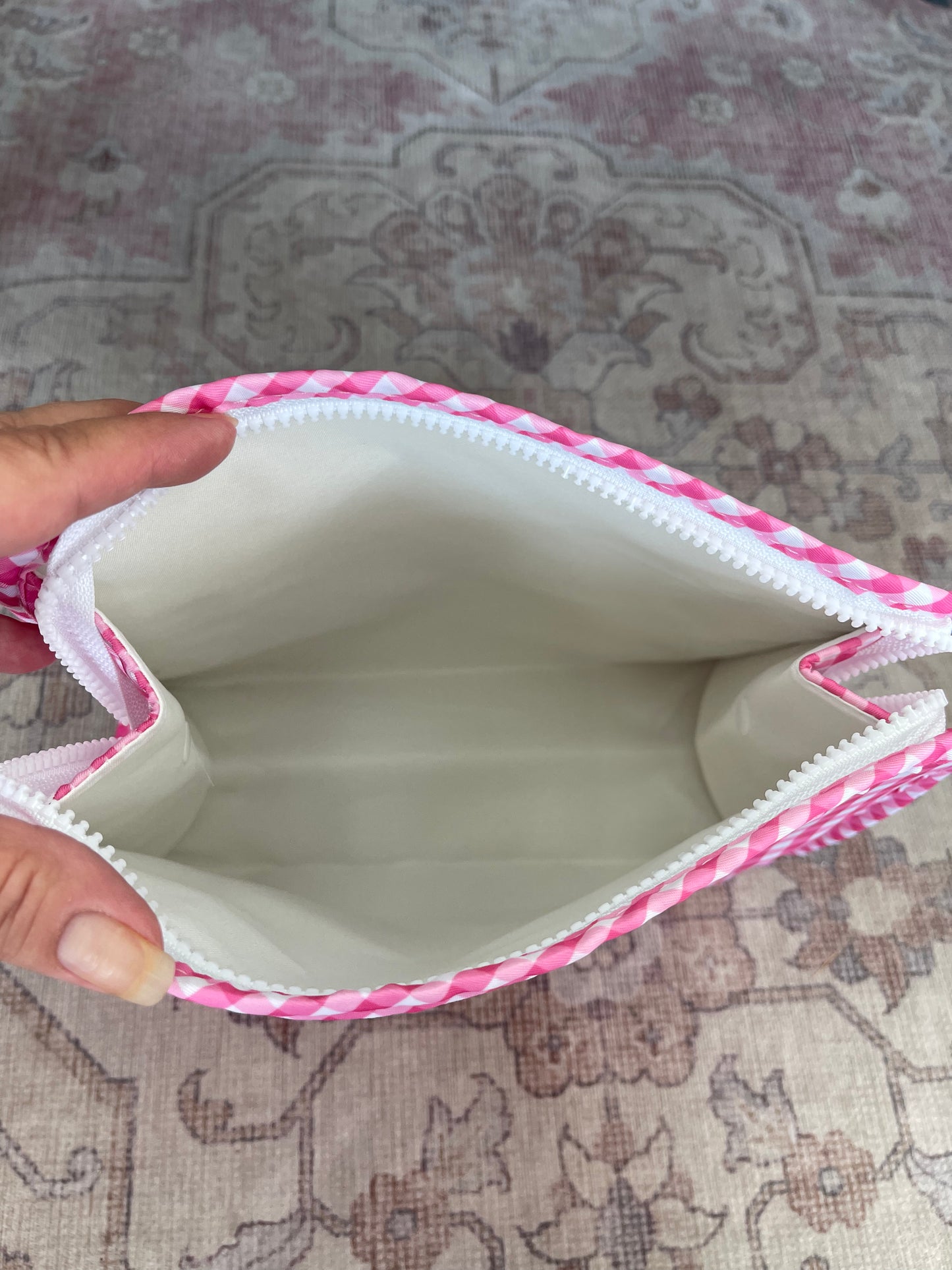 Nylon Gingham Bag