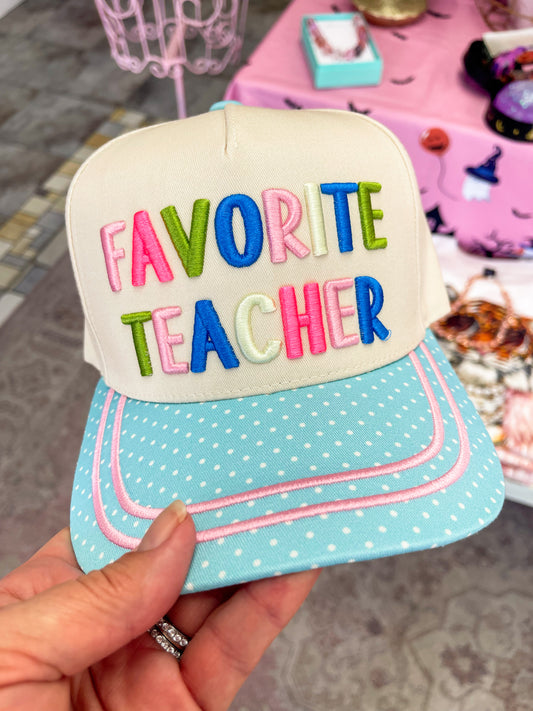 Favorite Teacher Hat