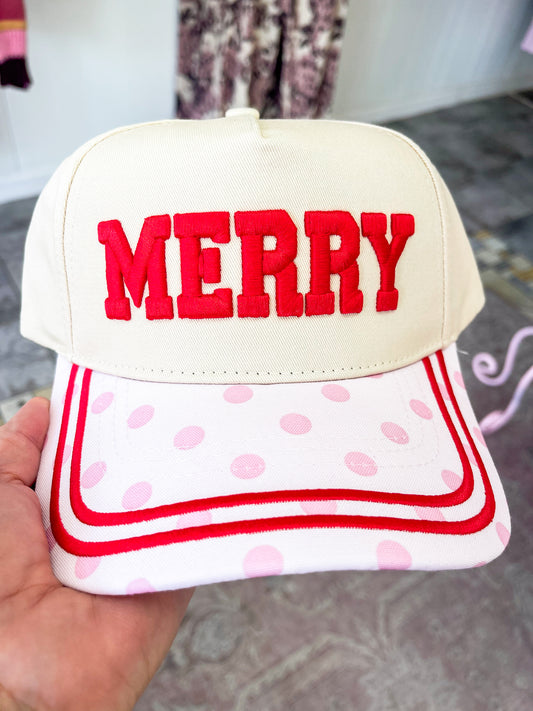 Merry Polka Dot Hat