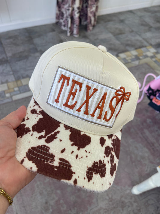 Texas Faux Hide Hat