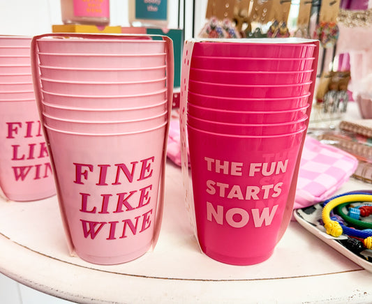 Plastic Reusable Party Cups