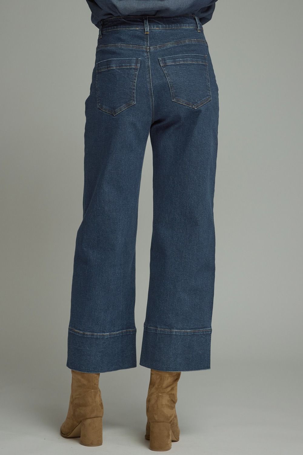 Front Seam Denim Jeans