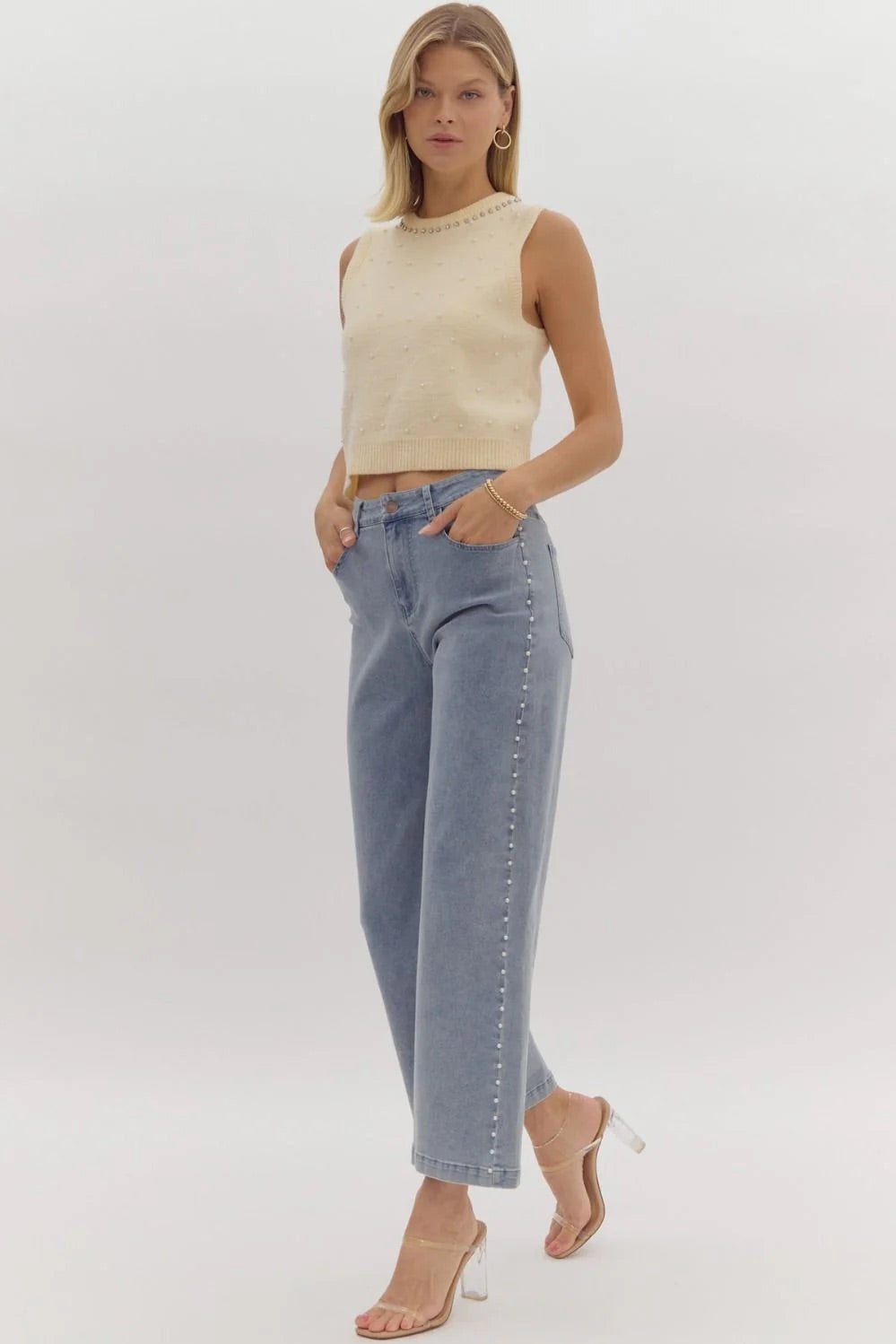 Pearl Wide Leg Jeans