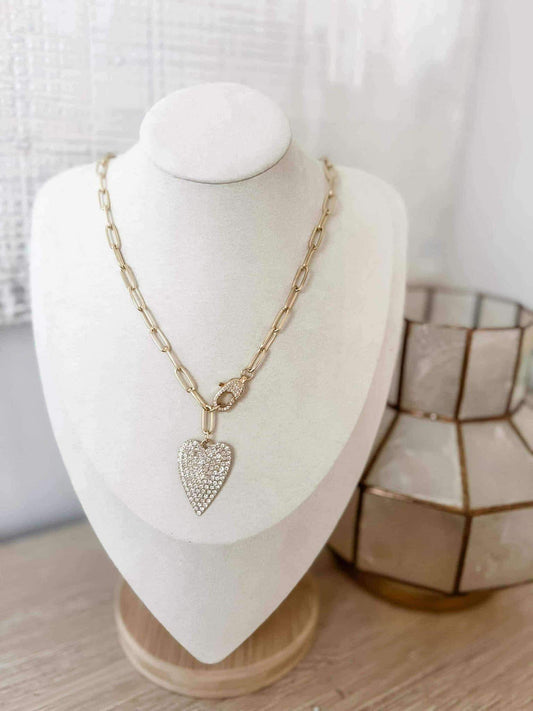 Sparkle Heart Necklace