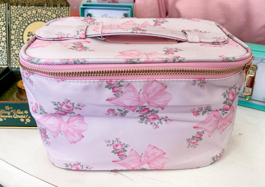 Pink Couquette Train Case