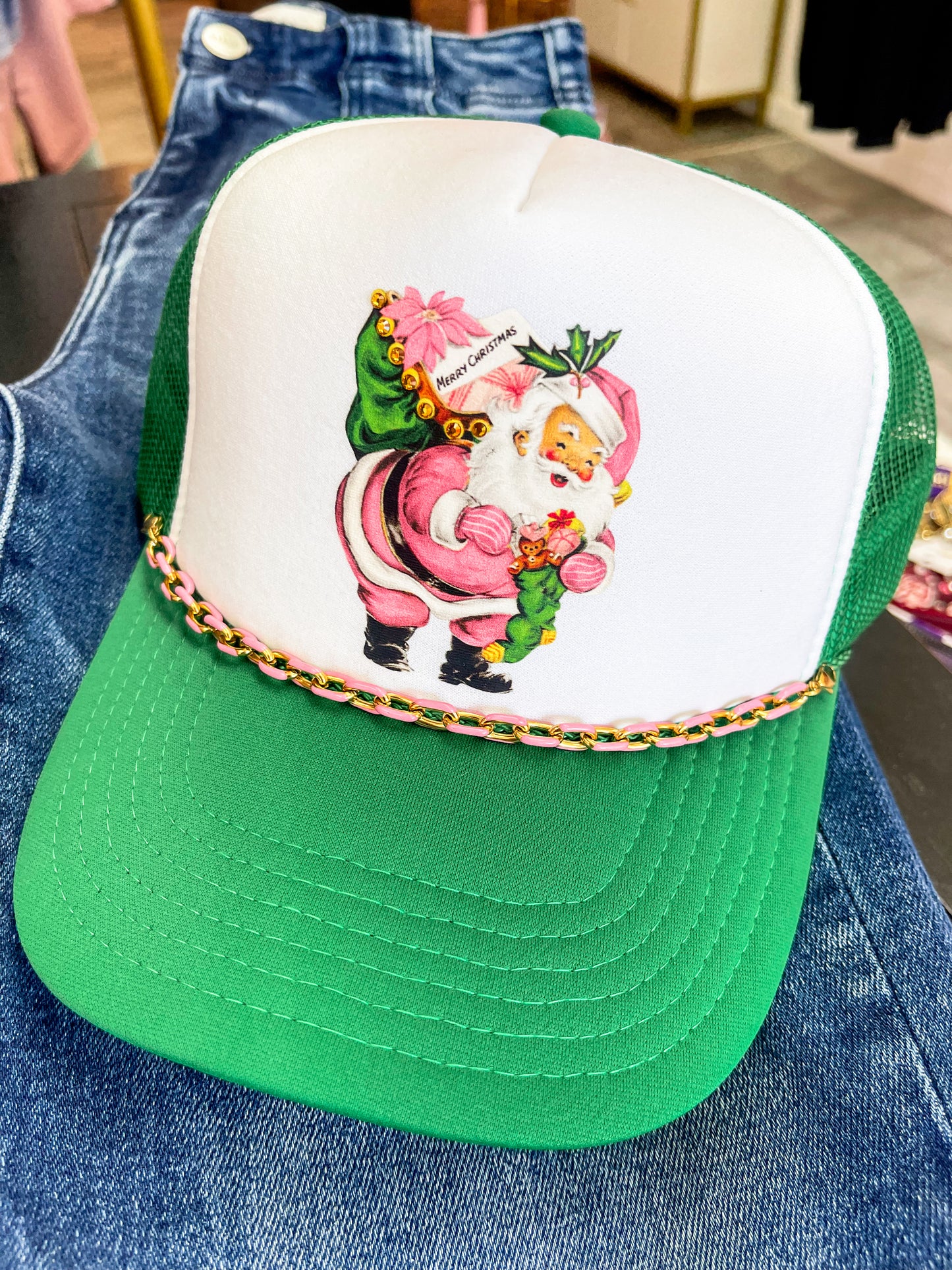 Retro Santa Trucker Hat