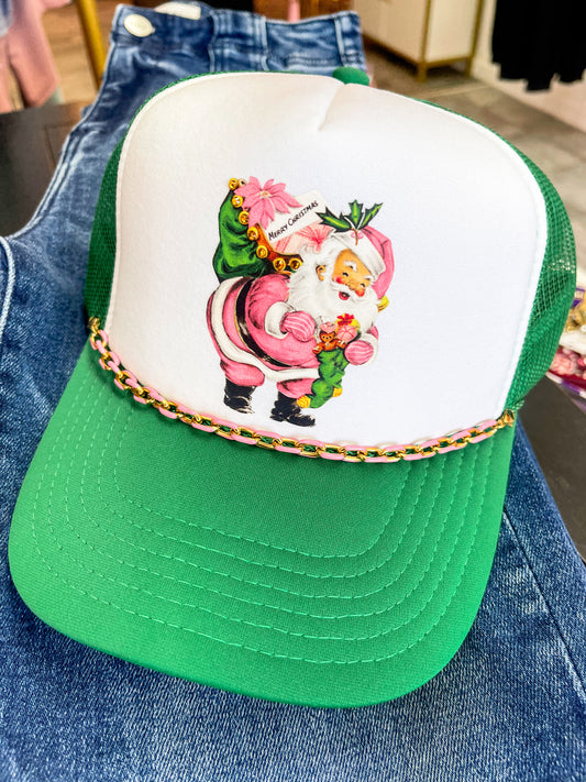 Retro Santa Trucker Hat