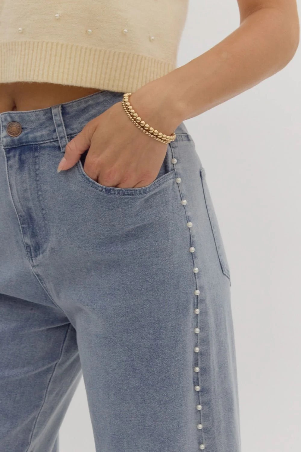 Pearl Wide Leg Jeans